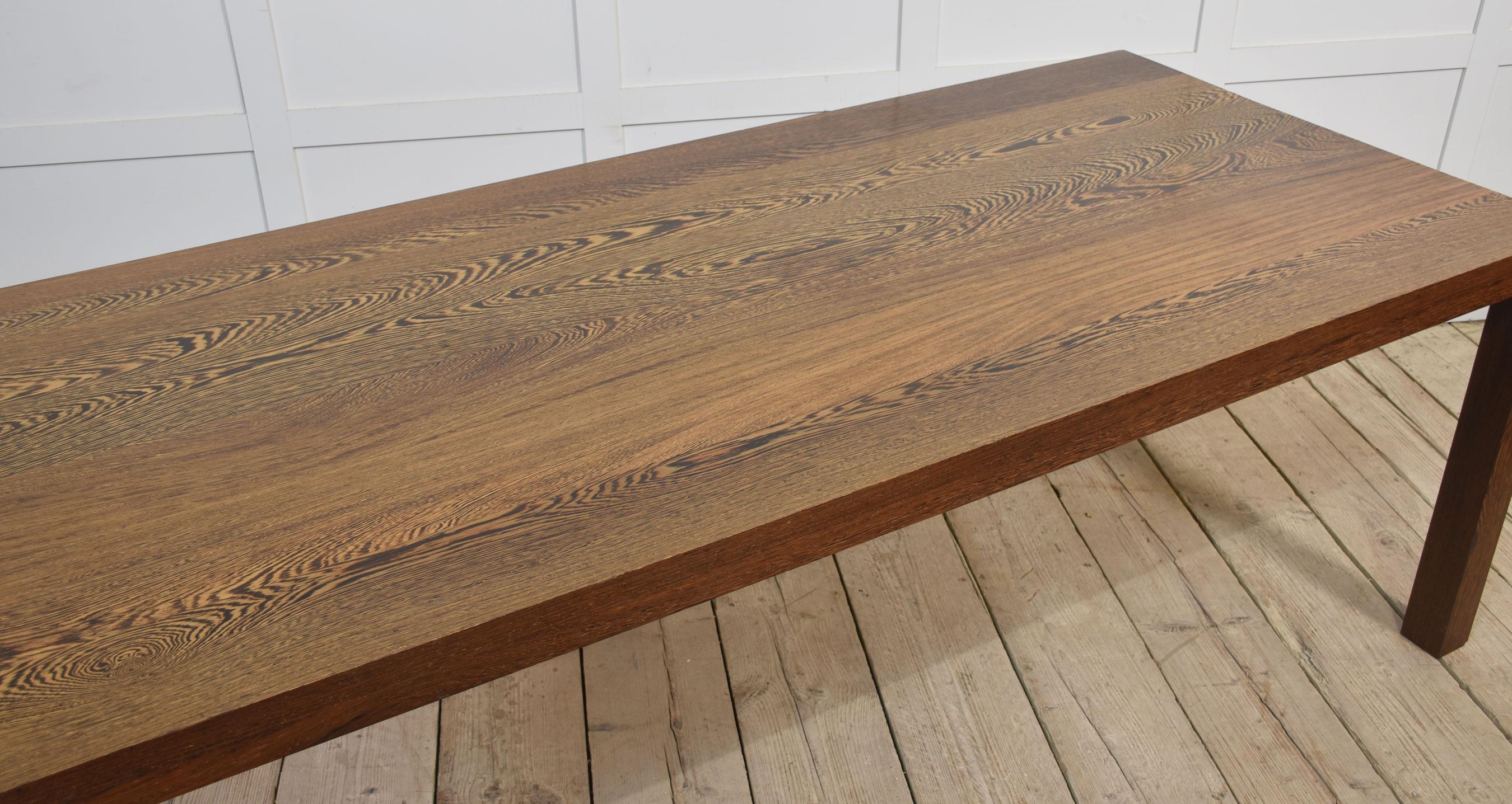 Mesa de comedor rectangular de roble en venta 1