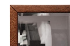 Rectangular Oak Wall Mirror