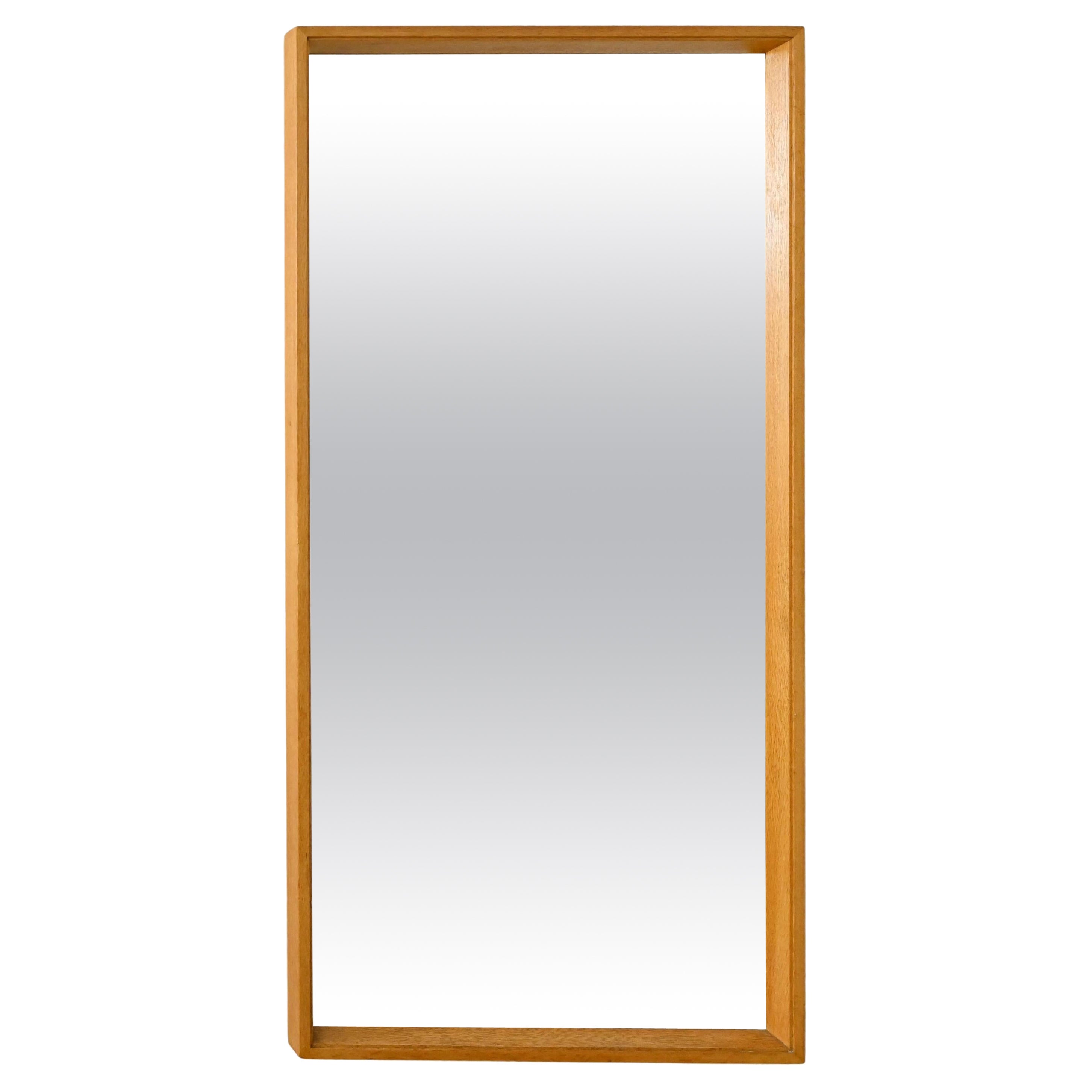 Rectangular Oak Wood Mirror