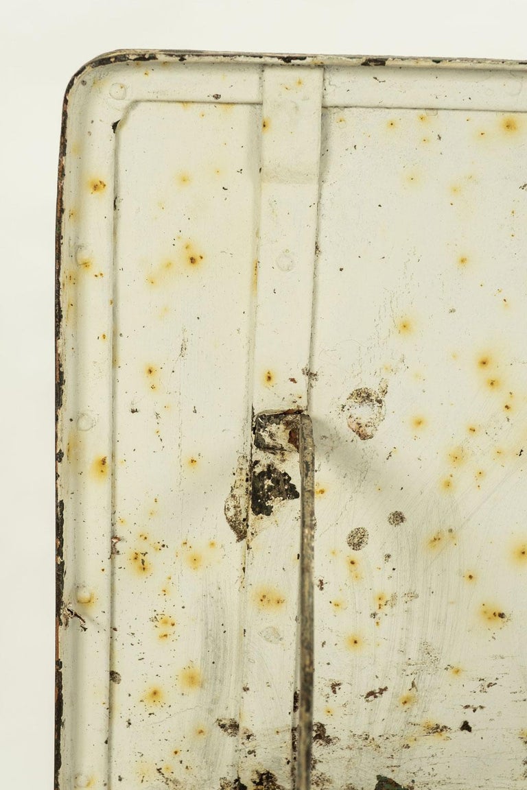 Rectangular Painted Iron TiltTable For Sale at 1stDibs granite tilt