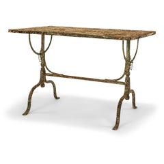 Rectangular Painted Iron Tilt-Table