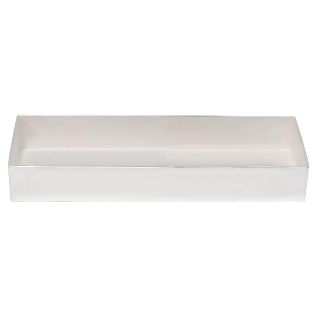 Silver rectangular Pencil Box, Hommage Collection For Sale