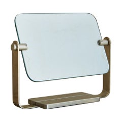 Miroir console pivotante rectangulaire dans le style de Fontana Arte, Italie, années 1960