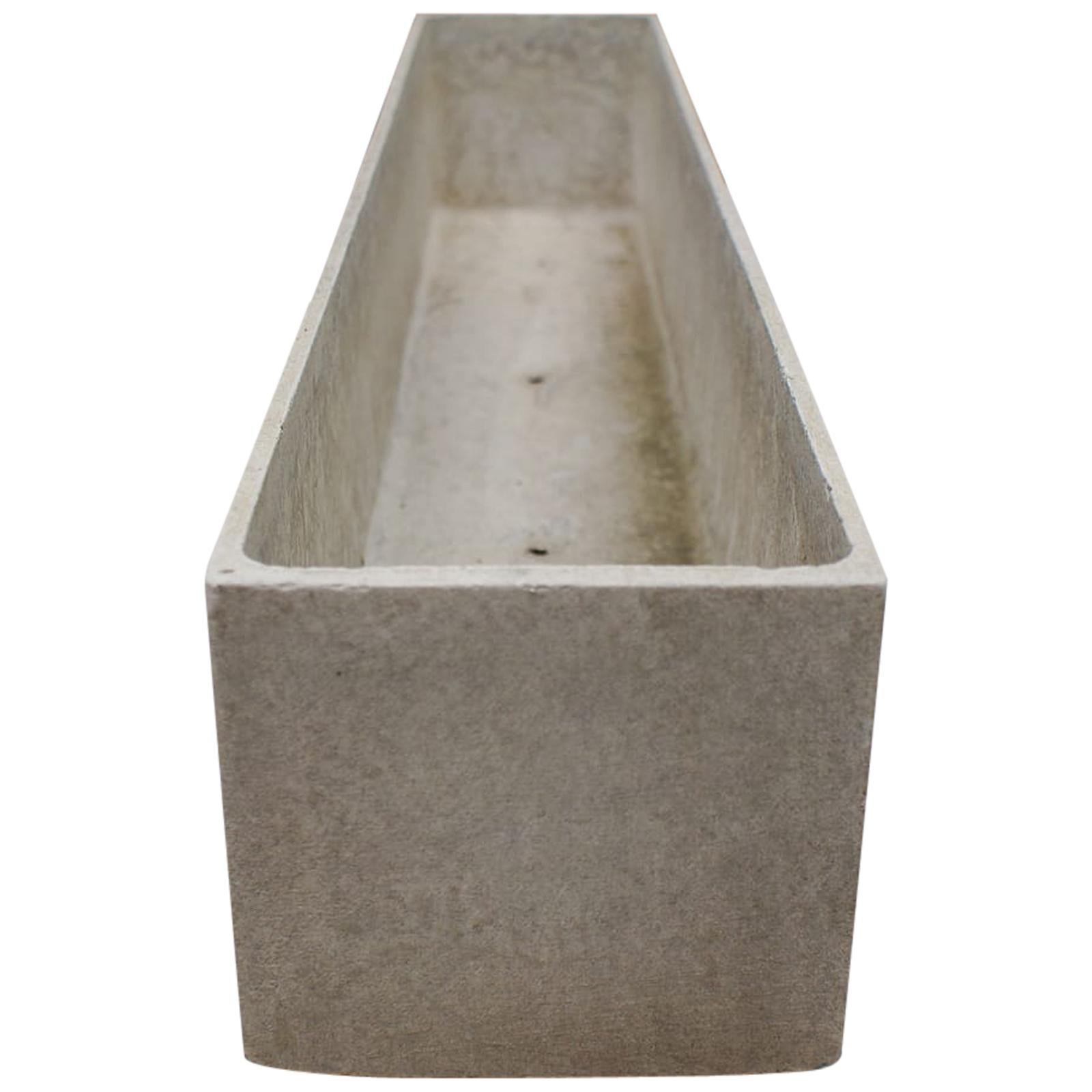 Jardinera rectangular de Willy Guhl para Eternit, Suiza, años 50