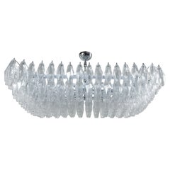 Rectangular Poliedri Murano Chandelier