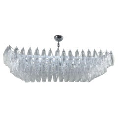 Rectangular Poliedri Murano Chandelier