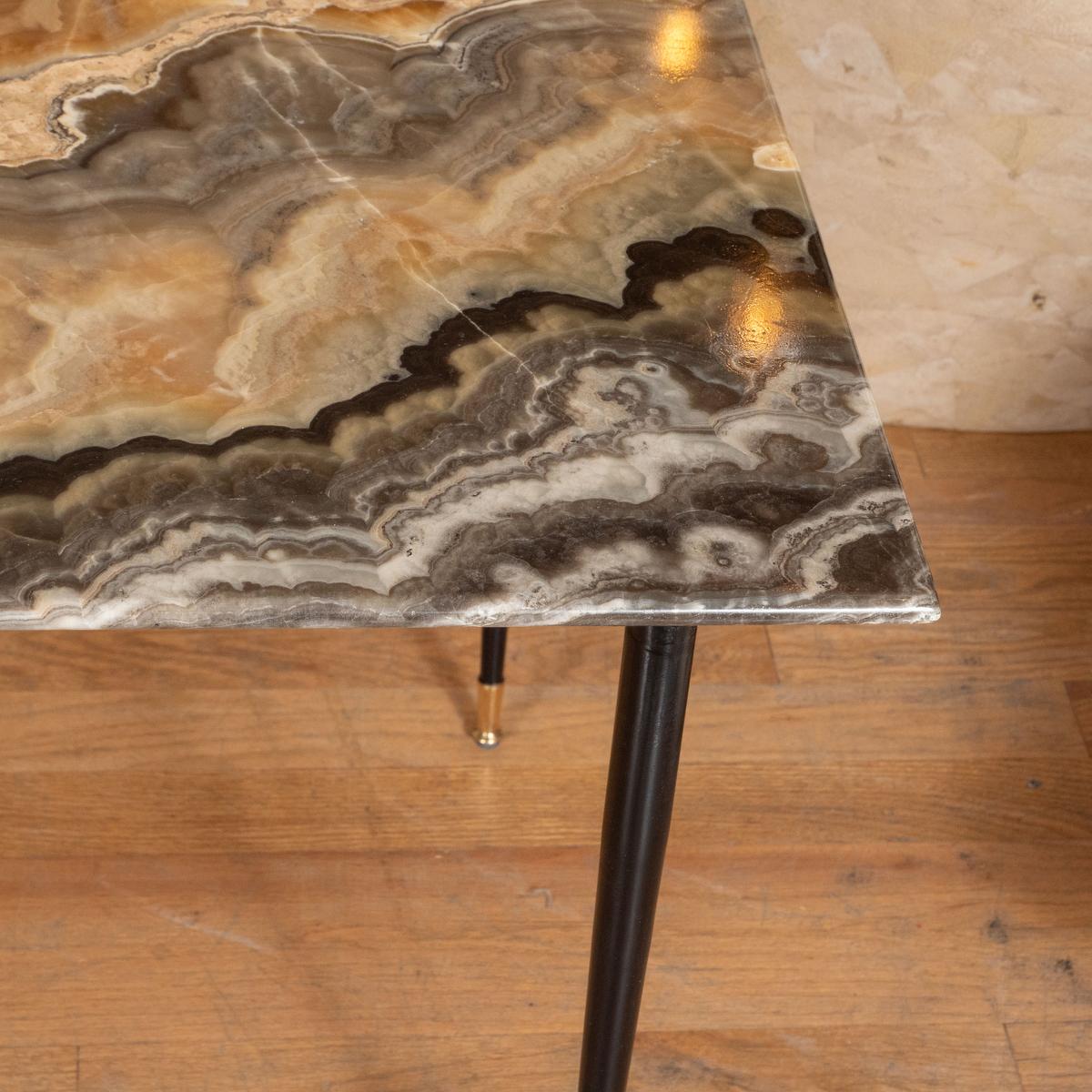 American Rectangular quartz coffee table For Sale