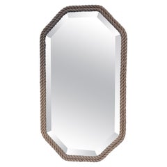 Rectangular Rope Mirror Adrien Audoux and Frida Minet, circa 1960