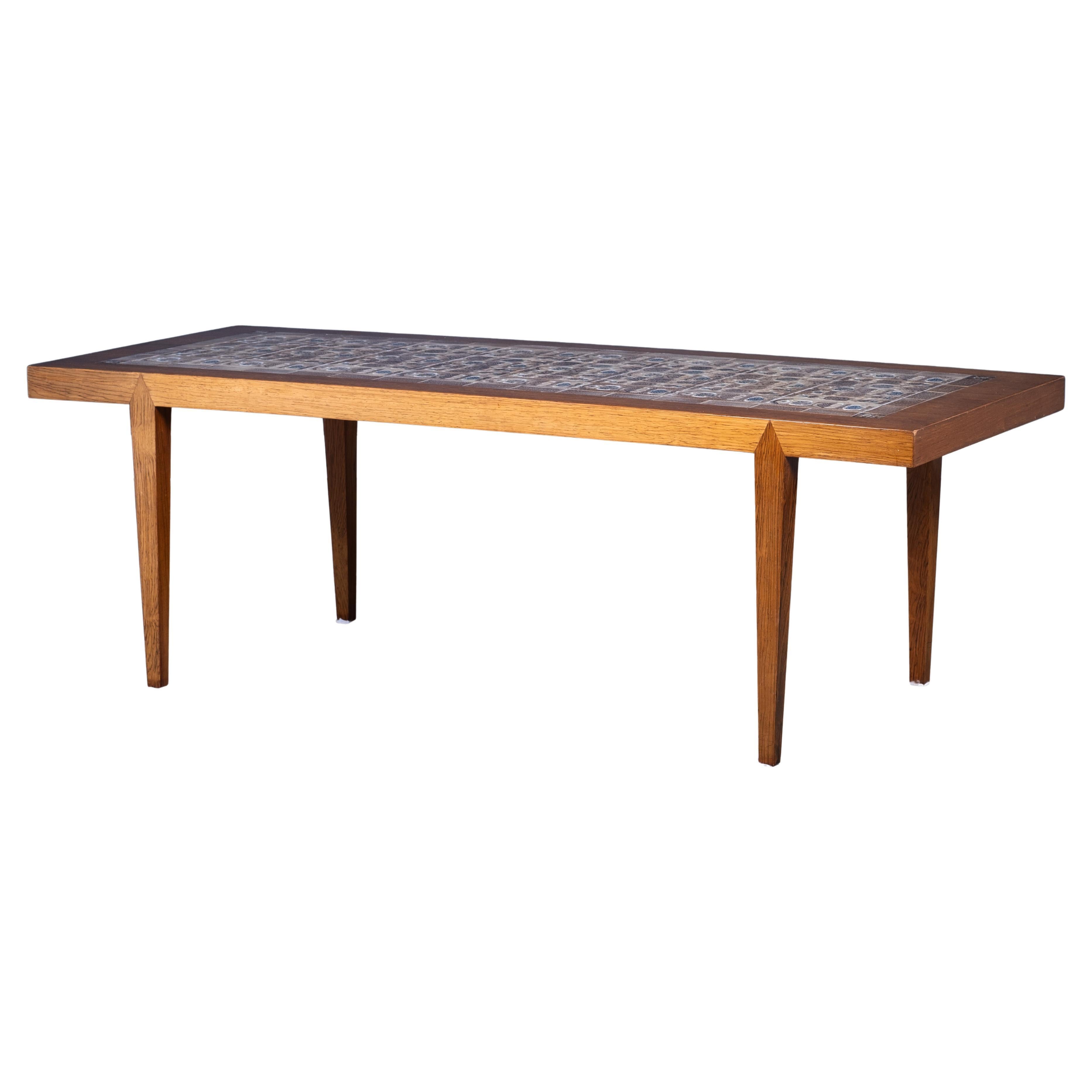 Table basse rectangulaire en palissandre par Severin Hansen pour Haslev Møbelfabrik, 1960 en vente