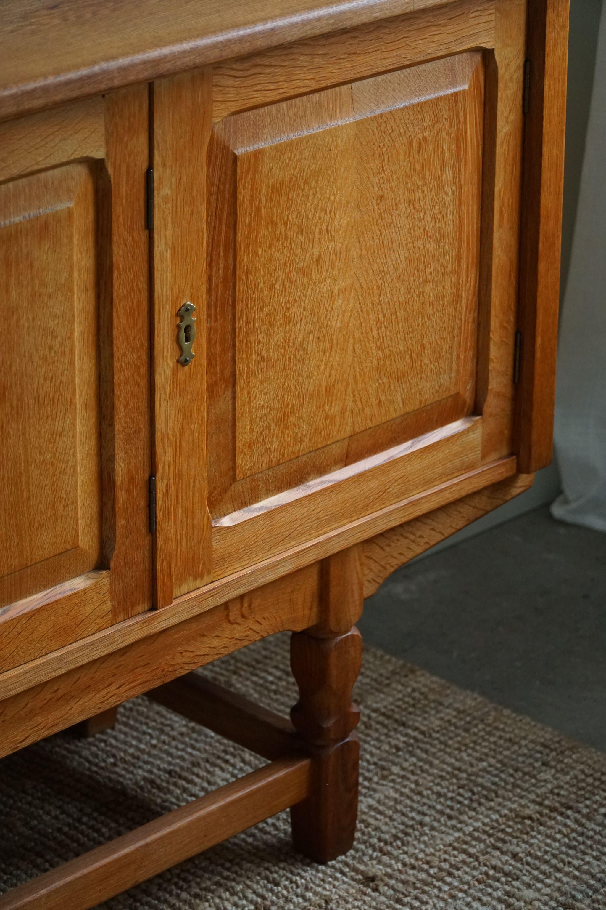 Rectangular Sideboard in Oak, Made by a Danish Cabinetmaker, Mid Century, 1960s 12