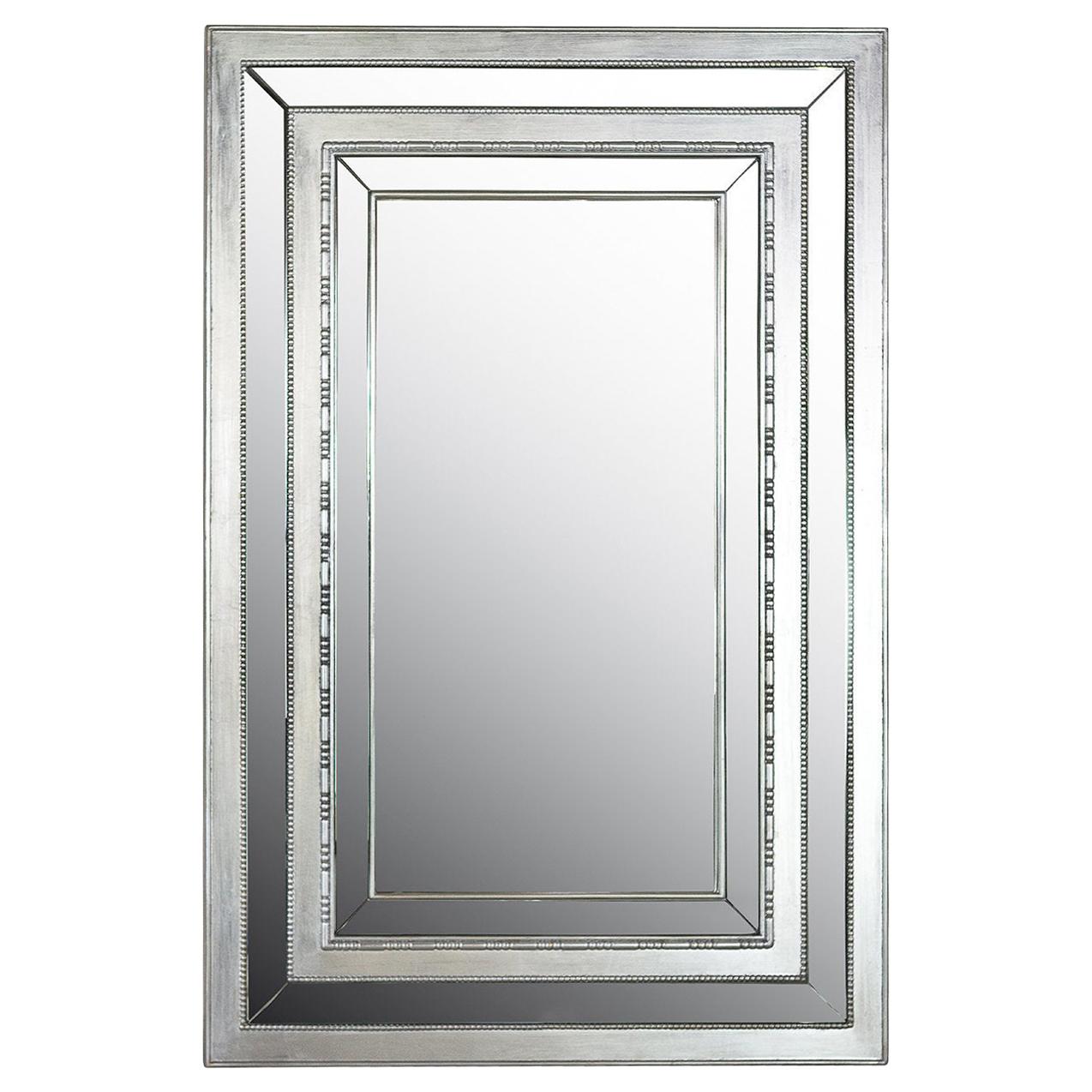 Silver Leaf Mirror at 1stDibs