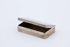 Rectangular silver piggy bank