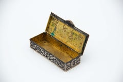 Rectangular silver snuff box