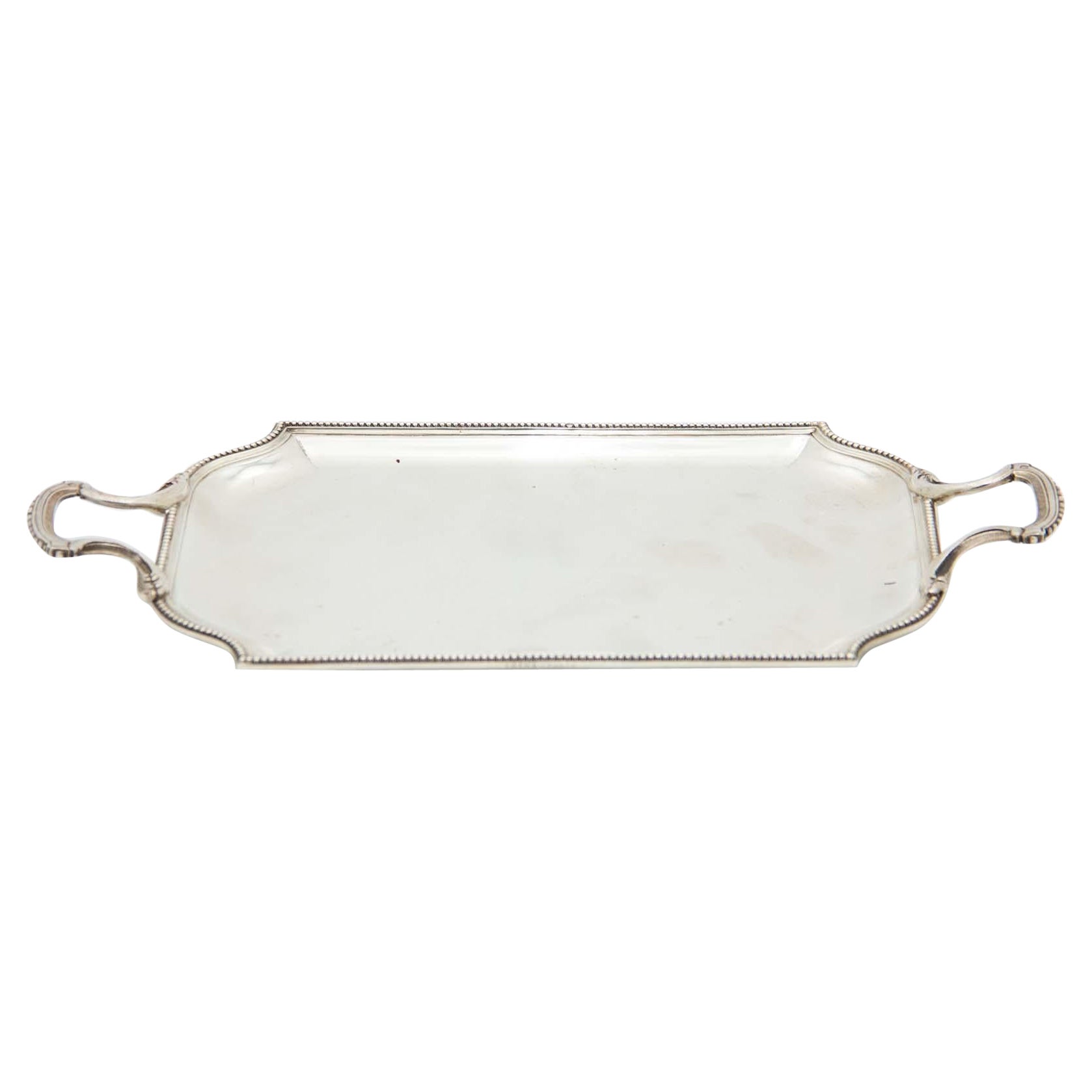 Rectangular silver tray/cake dish