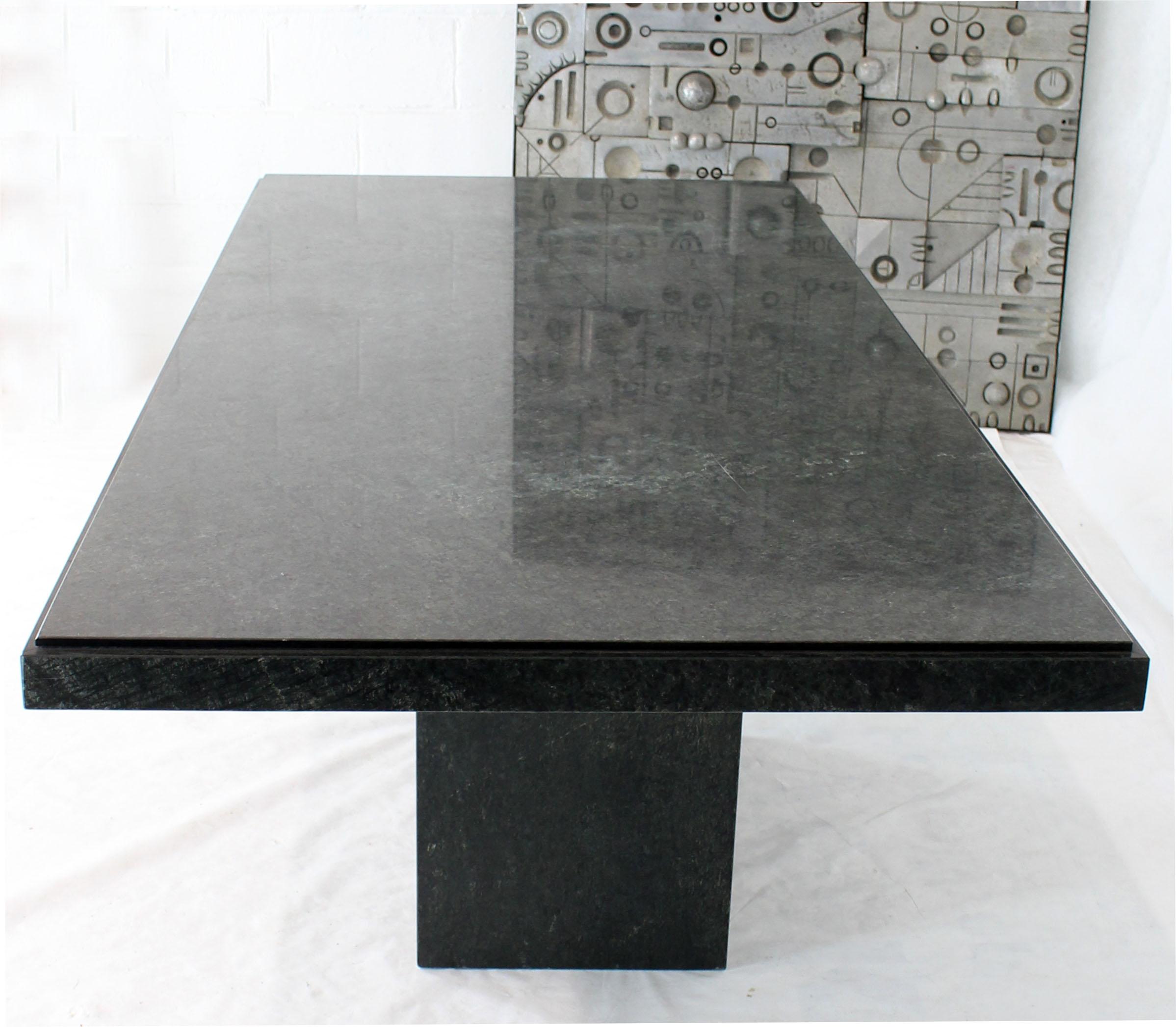 rectangular single pedestal table