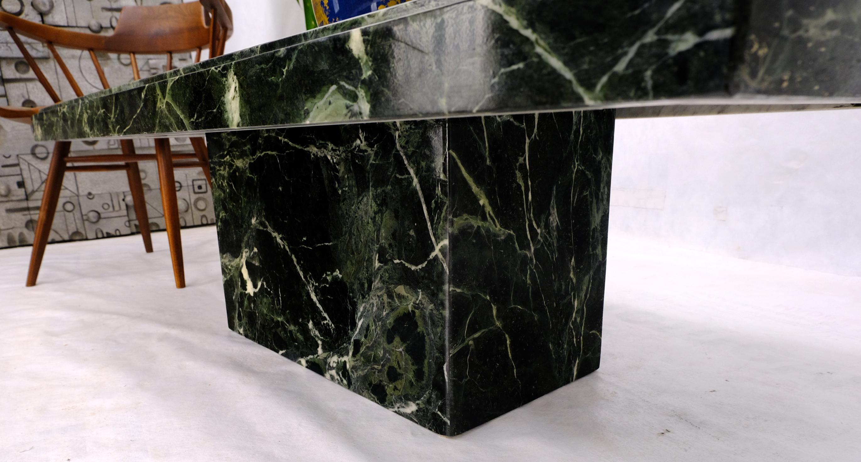 dark green marble coffee table