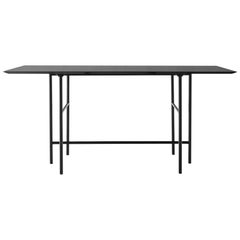 Rectangular Snaregade Counter Table in Black Veneer