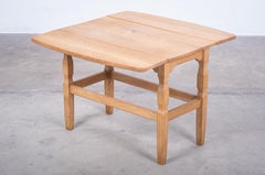 Rectangular Solid Oak Coffee Table by Henning Kjærnulf, Denmark, 1960