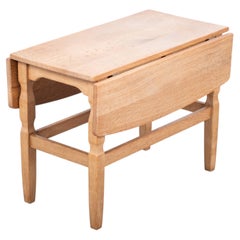 Rectangular Solid Oak Coffee Table by Henning Kjærnulf, Denmark, 1960
