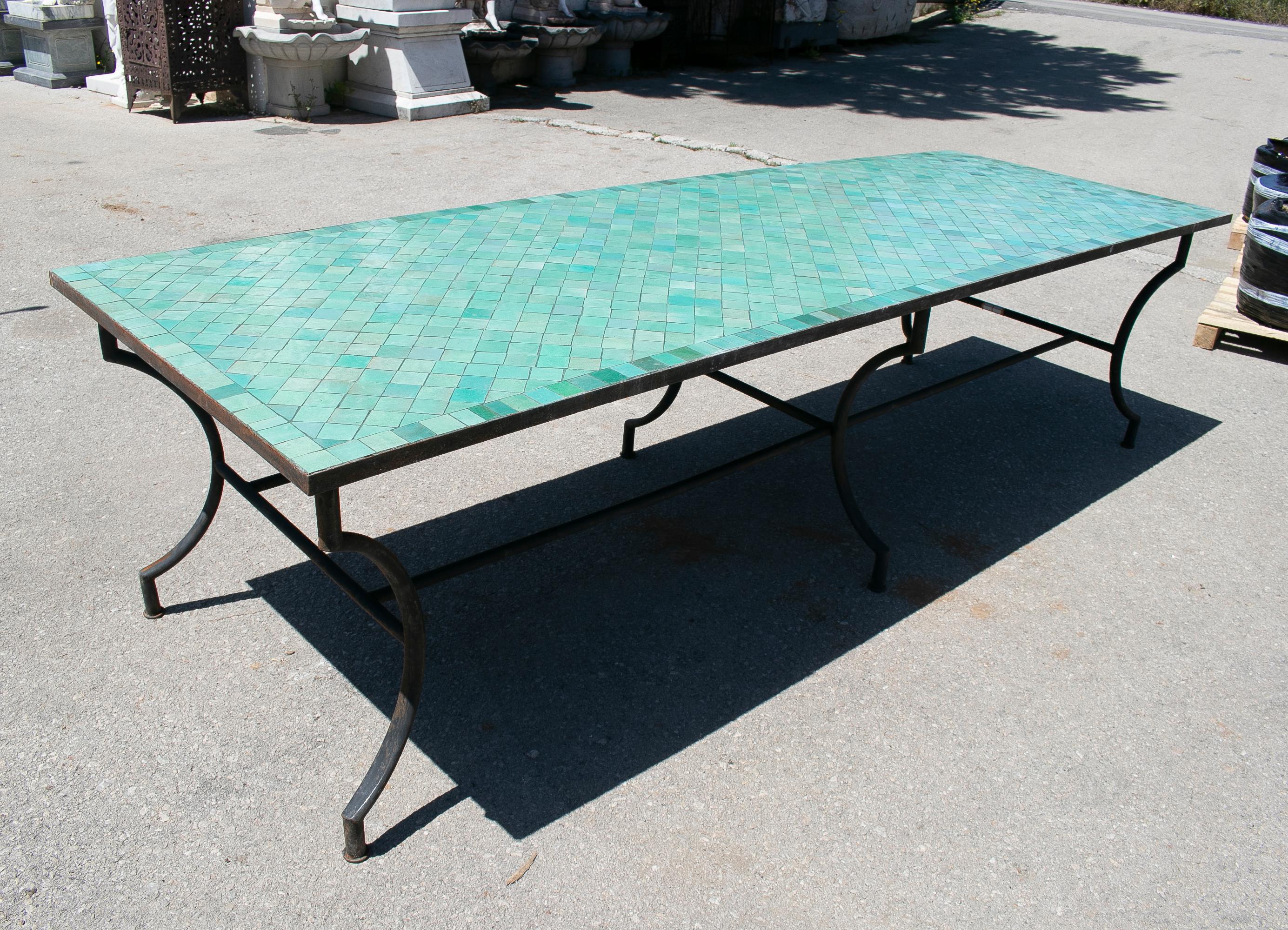 ceramic tile outdoor table