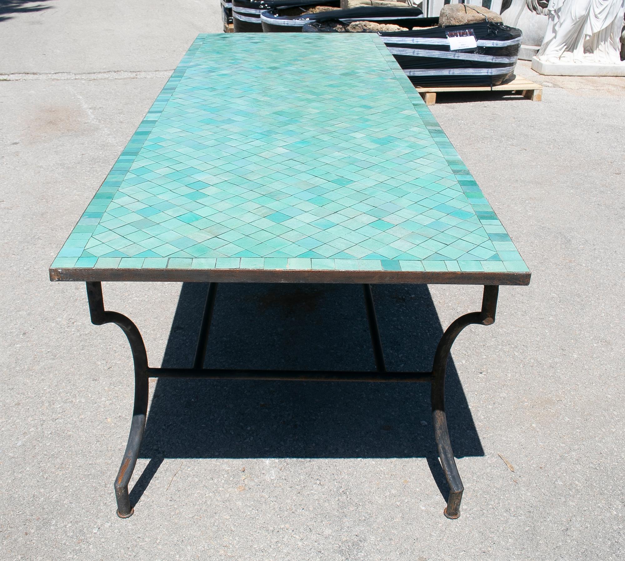 ceramic tile patio table