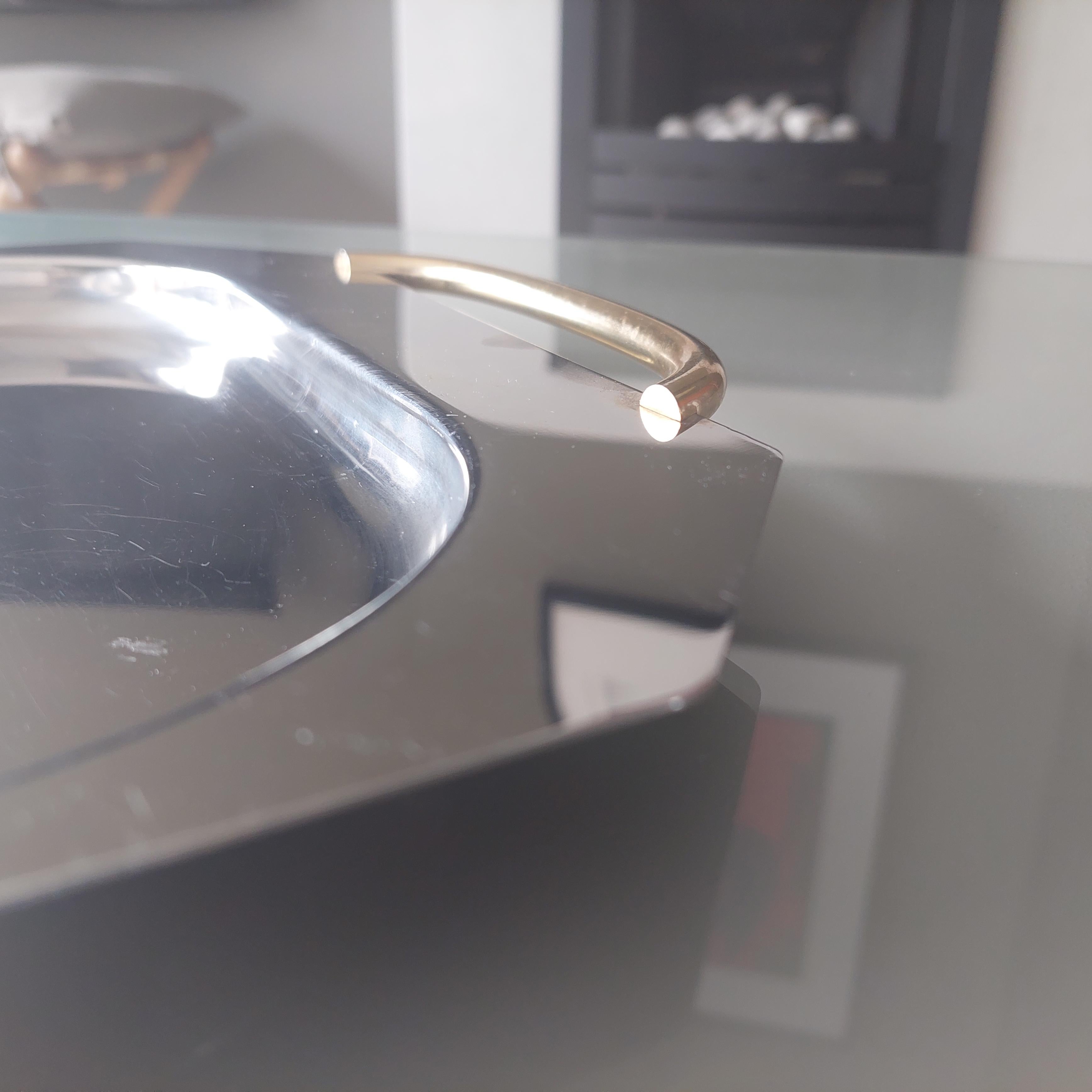 Rectangular Stainles Steel Centerpiece Serving Tray, Inox 18/10 Tsl, Italy, 1970 For Sale 4