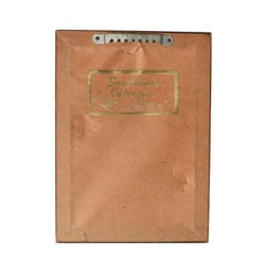 Rectangular Still Life Framed Painting of a Stagecoach, Oklahoma