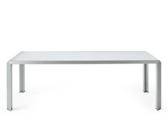 Rectangular table Baleri Italia T-Table design Angelo Mangiarotti W 225-88.6 in