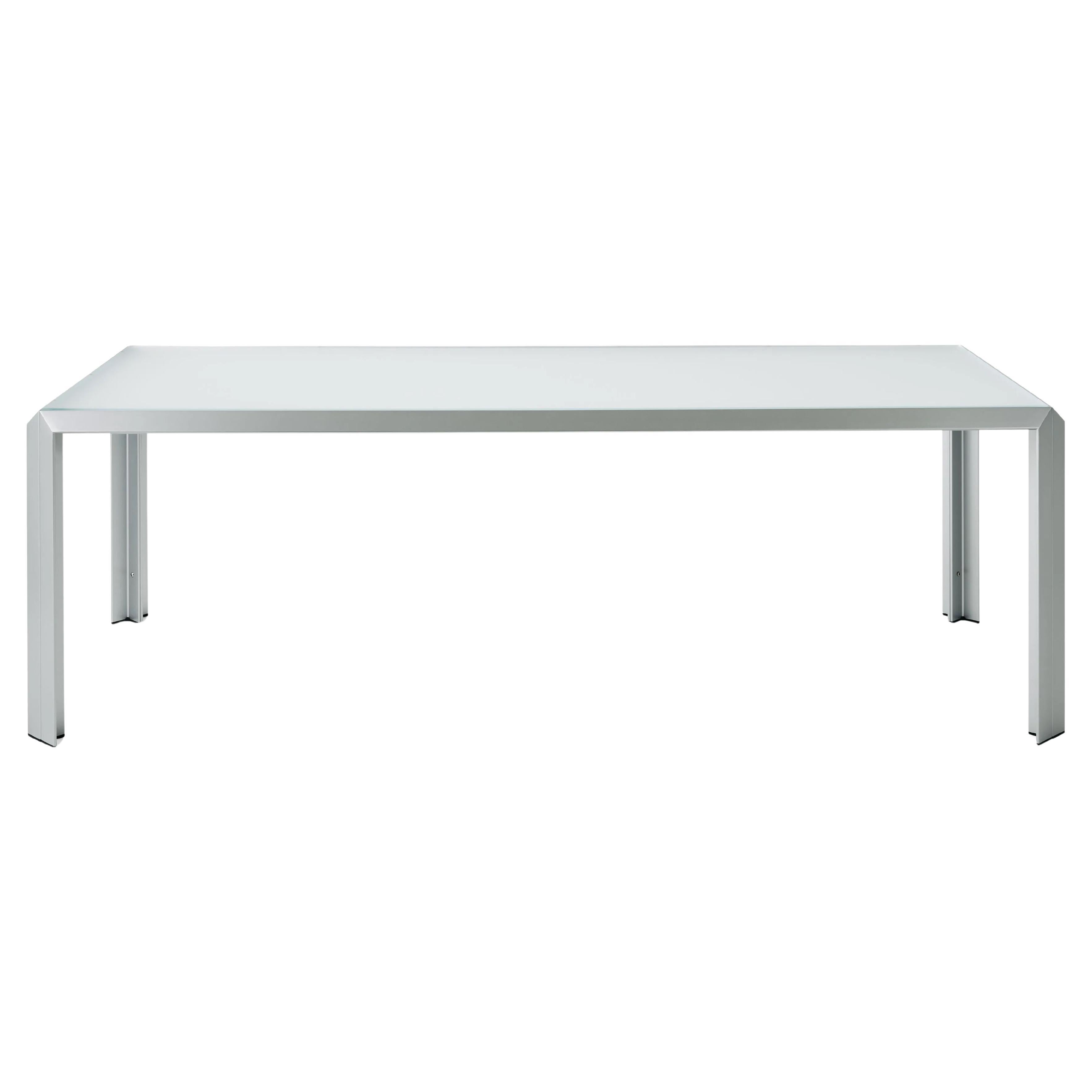 Mesa rectangular Baleri Italia T-Table diseño Angelo Mangiarotti An 250-98.4 in en venta