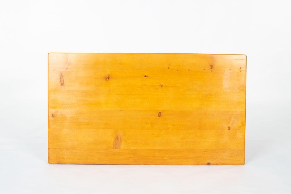 20th Century Rectangular table by Charlotte Perriand for Les Arcs 1950 For Sale