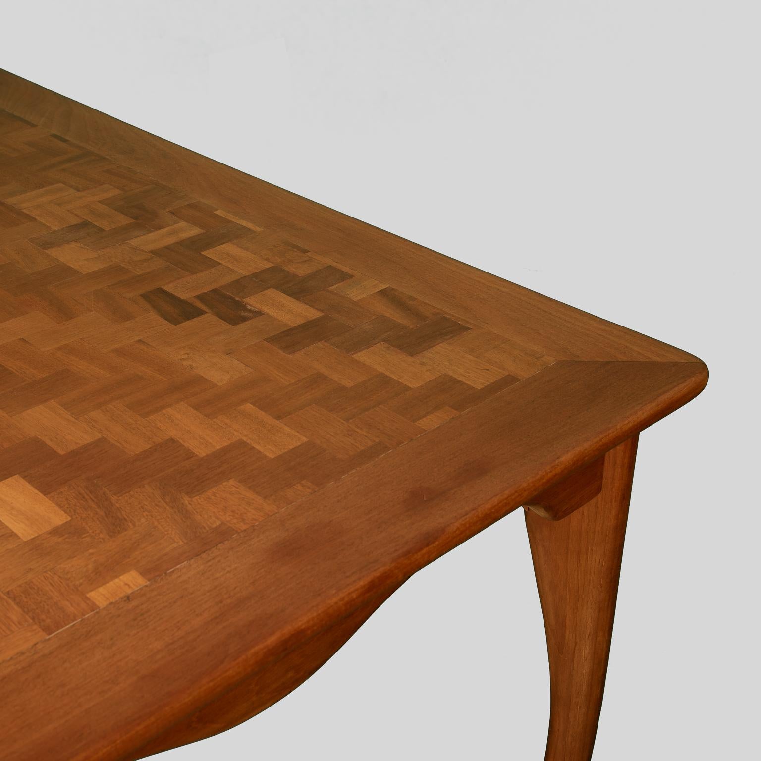 Modern Rectangular Table Don Shoemaker For Sale