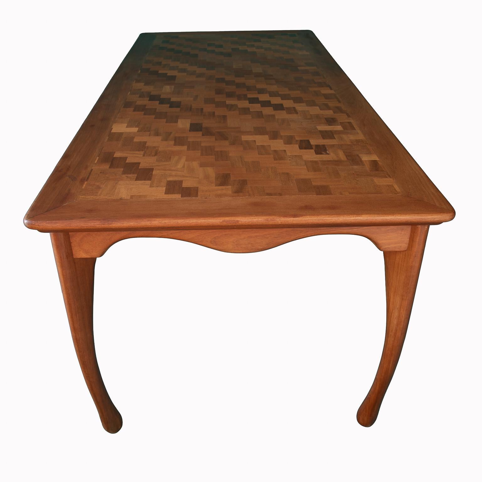 Rectangular Table Don Shoemaker In Good Condition For Sale In San Cristobal de Las Casas, Chiapas