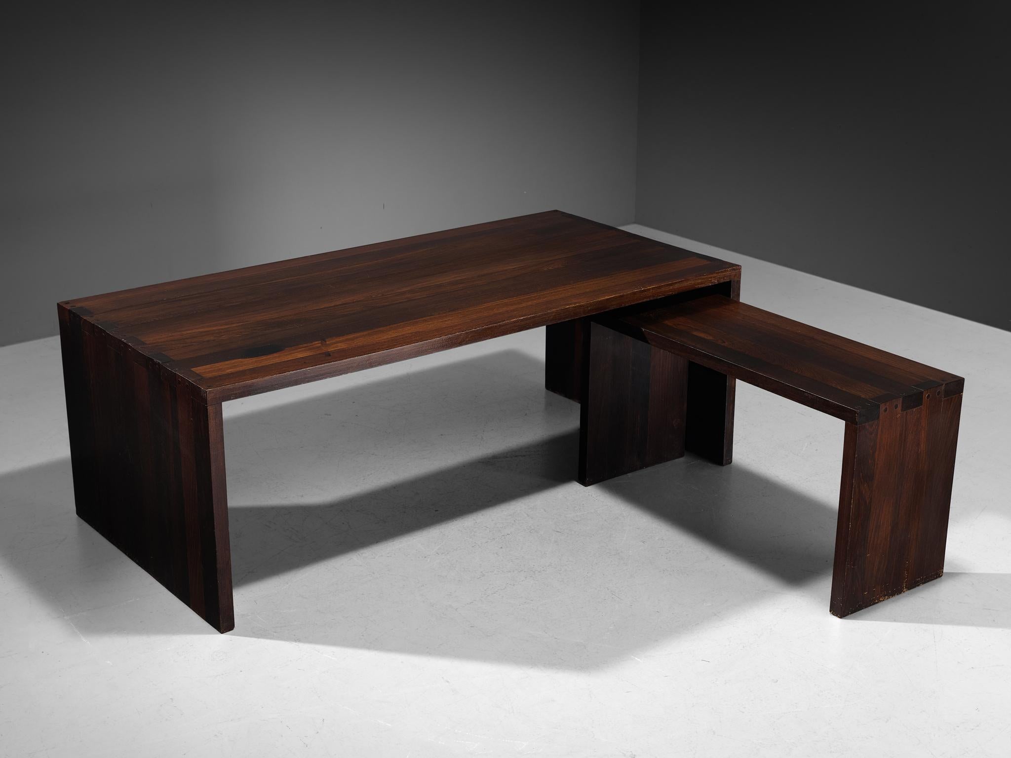 Wenge Rectangular Table or Desk in Wengé