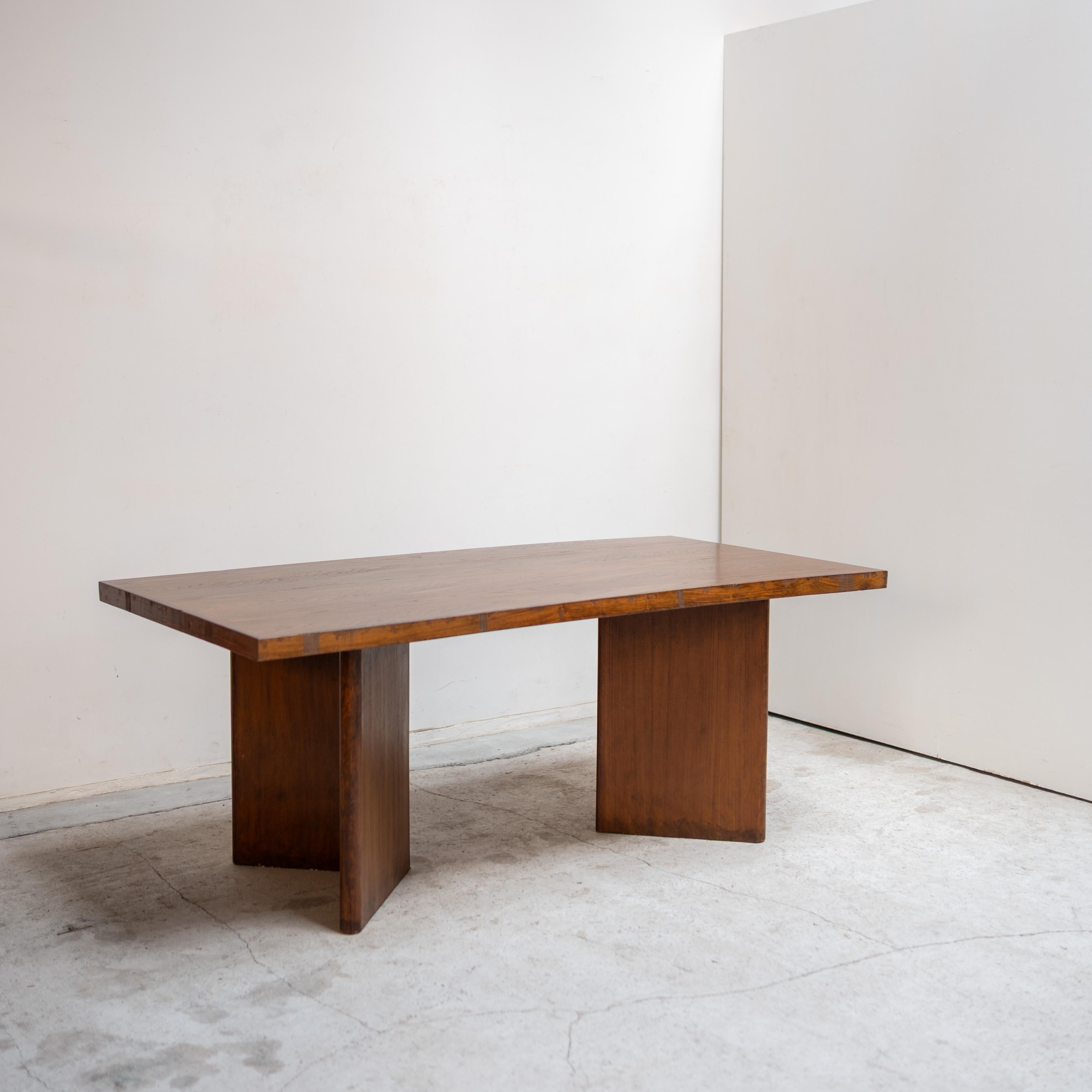 Rectangular Table, Pierre Jeanneret, 1960s, India For Sale 6