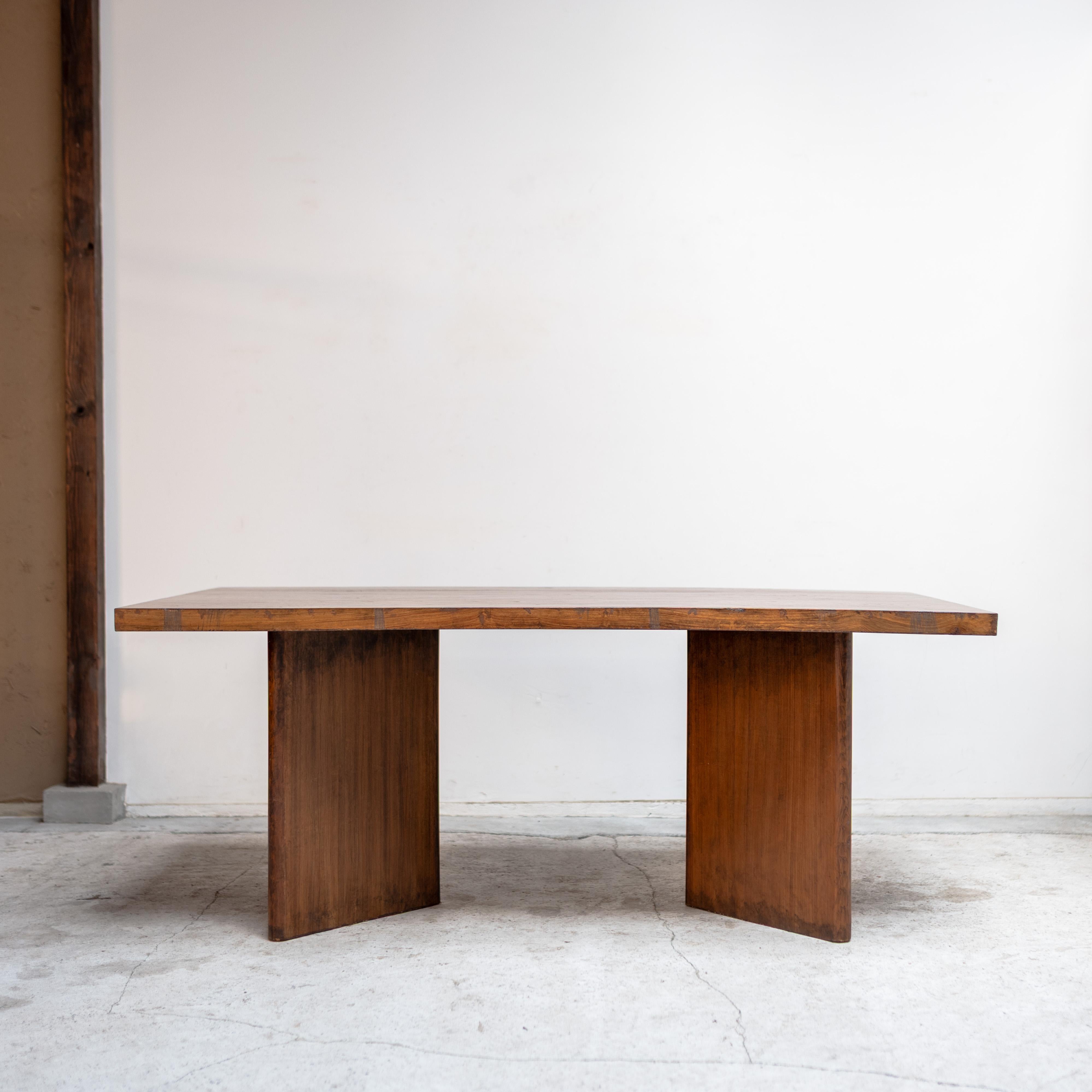 Teak Rectangular Table, Pierre Jeanneret, 1960s, India For Sale