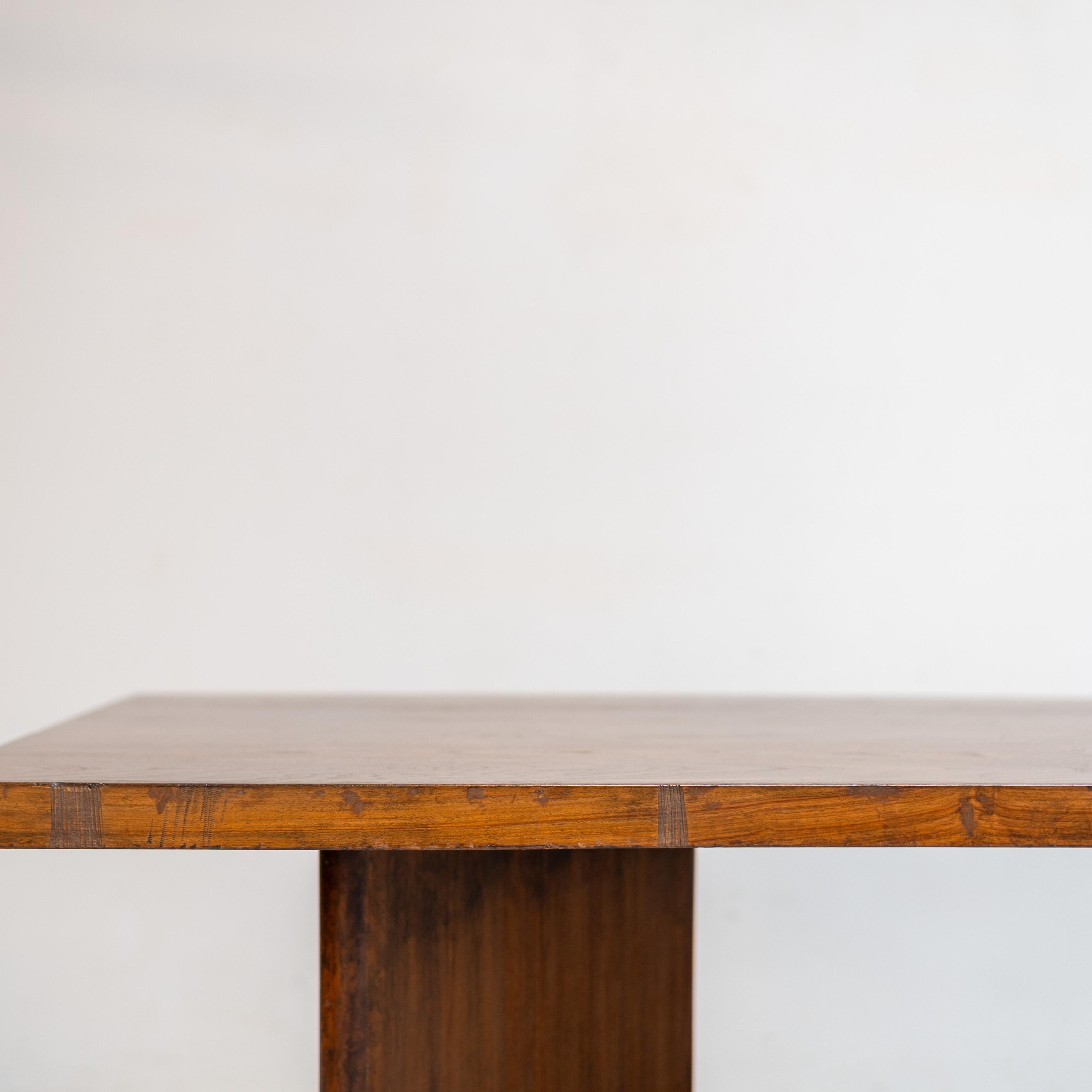 Rectangular Table, Pierre Jeanneret, 1960s, India For Sale 1