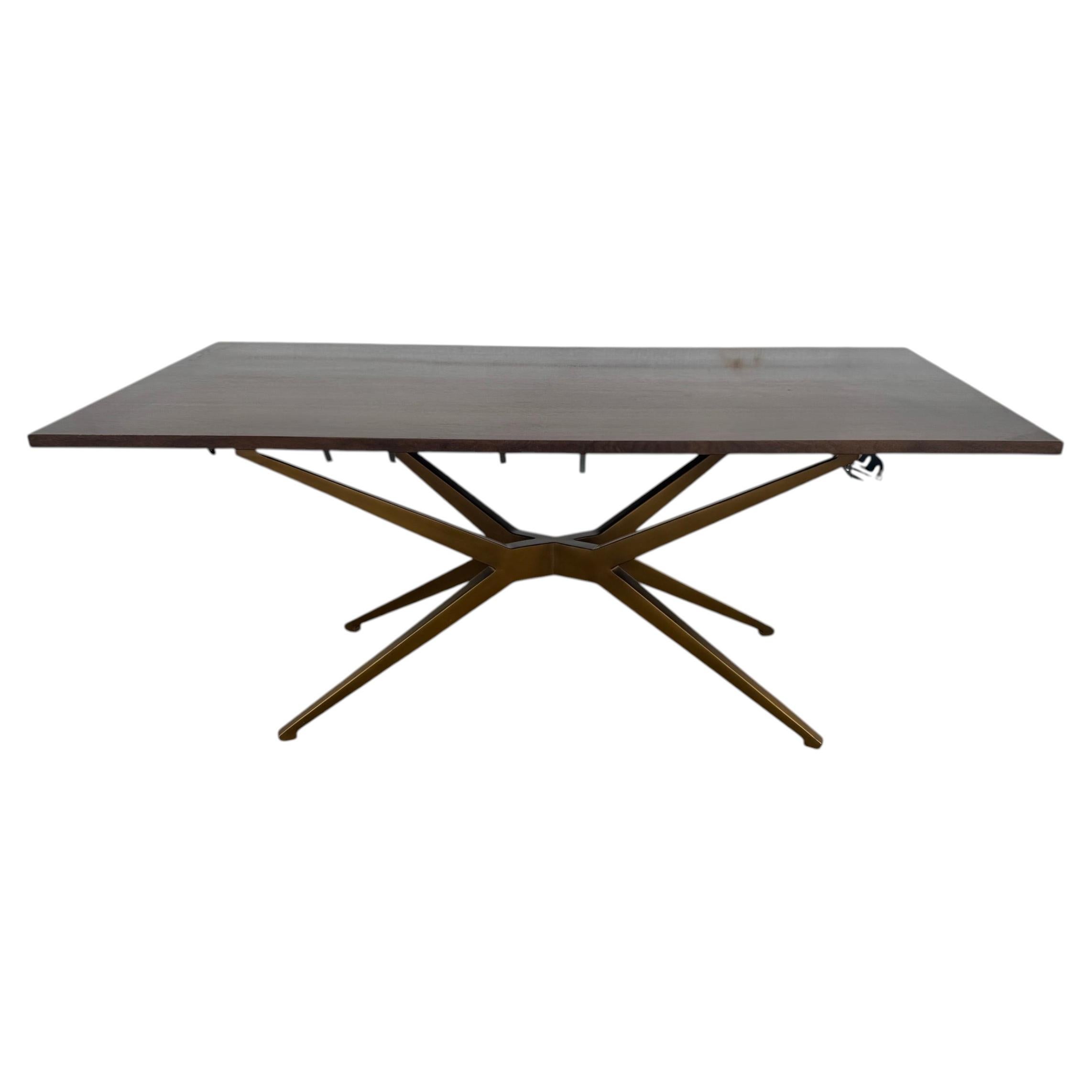 Rectangular Table w Spider Leg Base For Sale