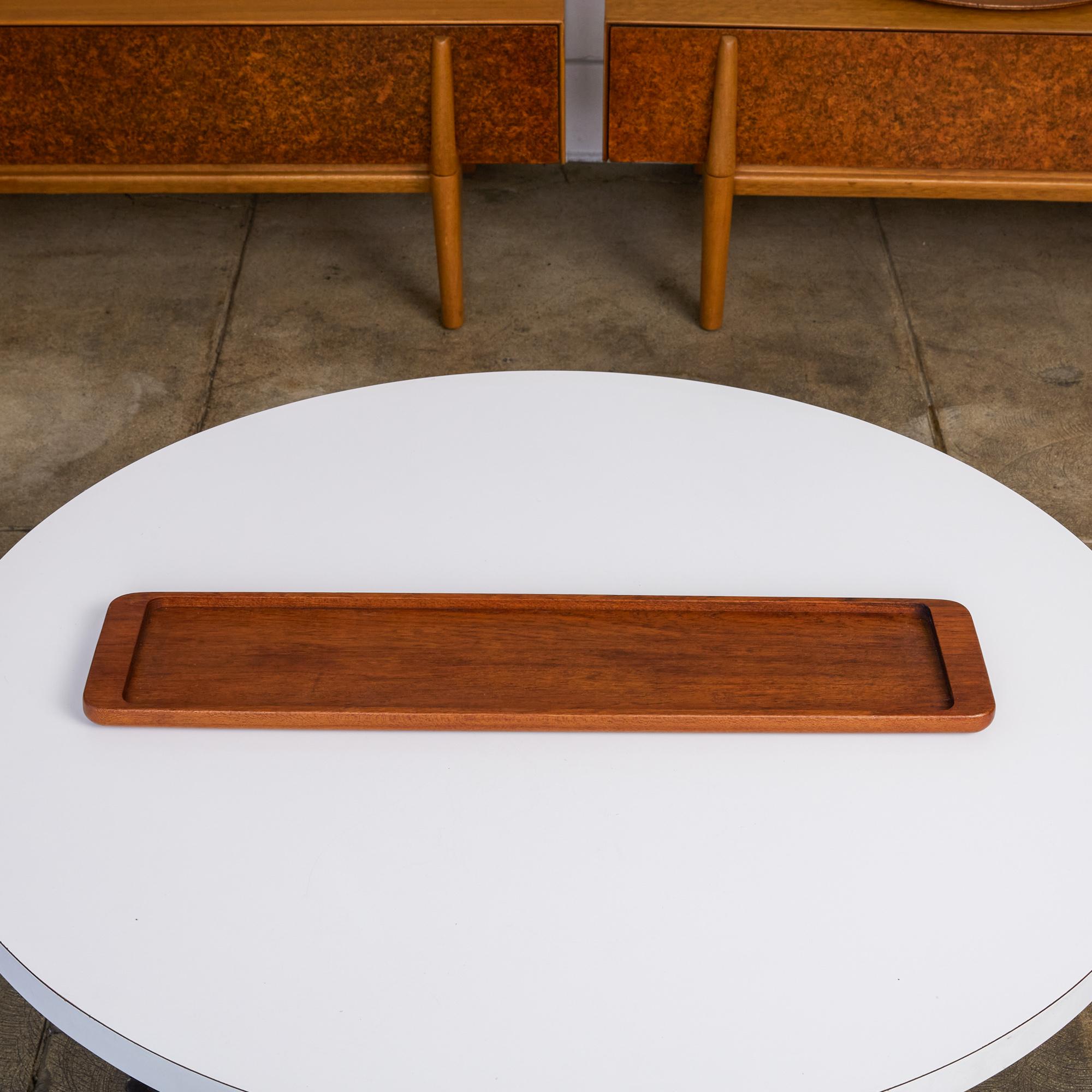 Oiled Rectangular Teak Serving Tray by ESA, Denmark