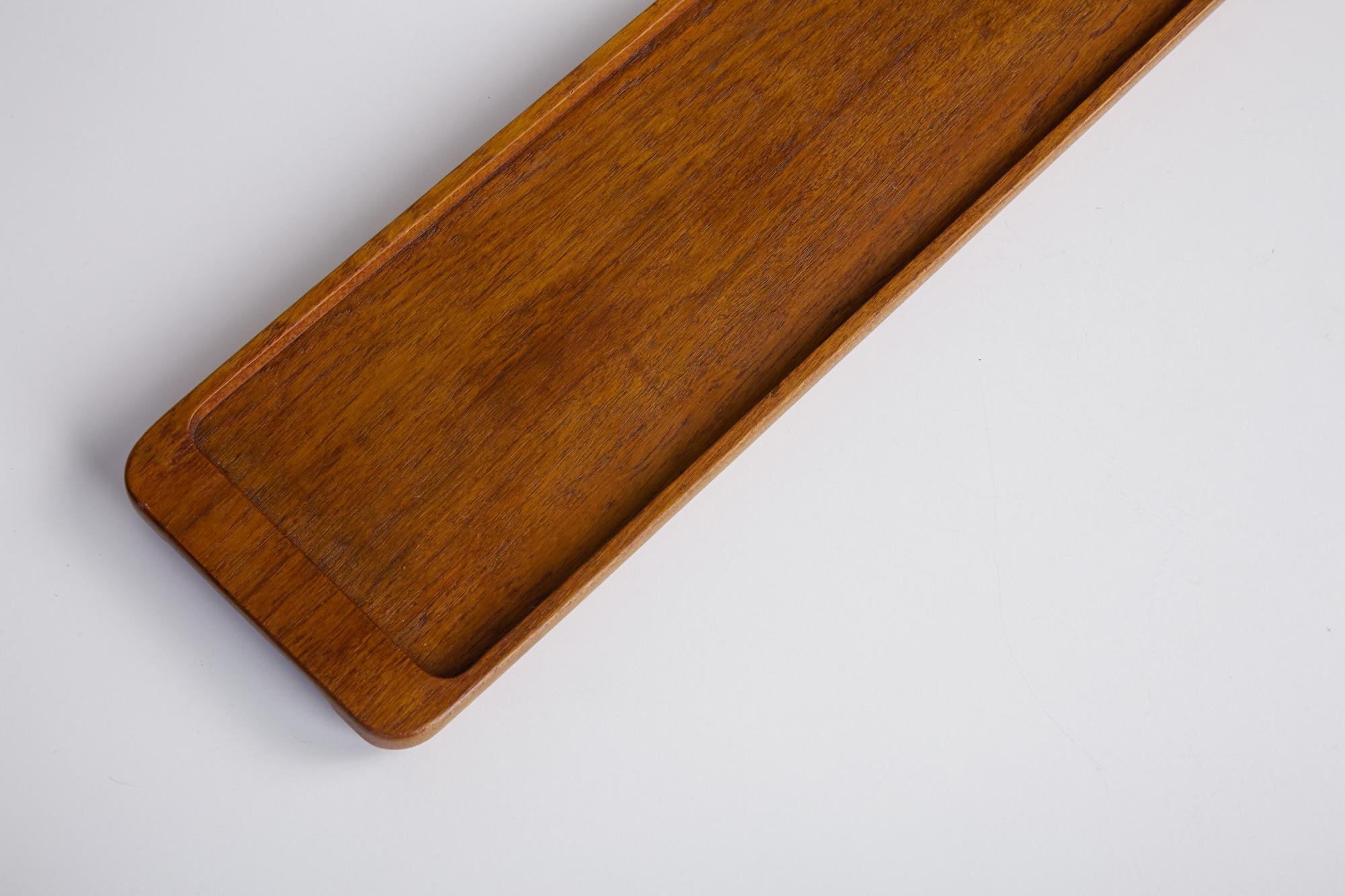 Rectangular Teak Serving Tray by ESA, Denmark 1