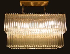 Rectangular Triedri Chandelier by Fabio Ltd