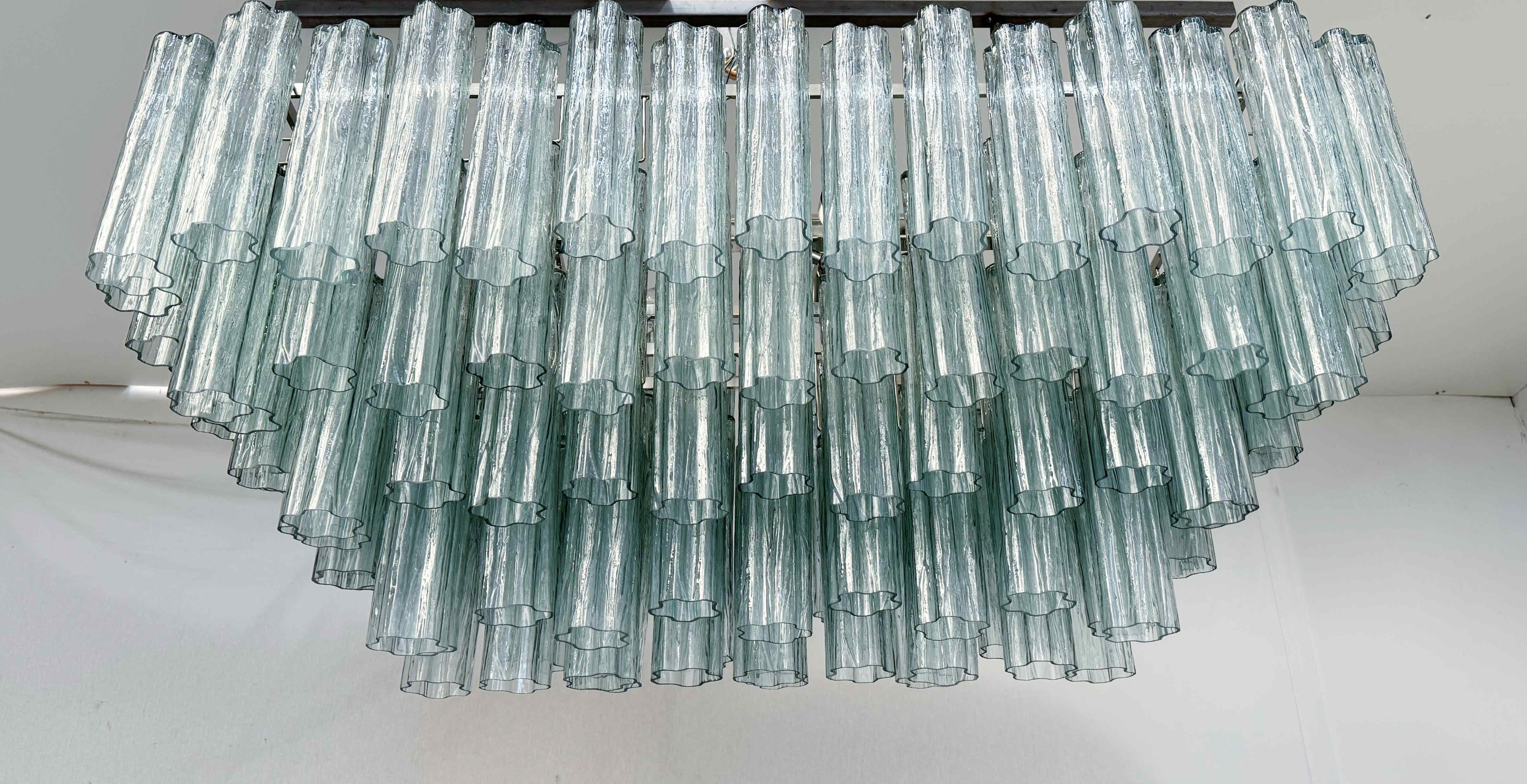 Mid-Century Modern Rectangular Tronchi Chandelier by Fabio Ltd For Sale