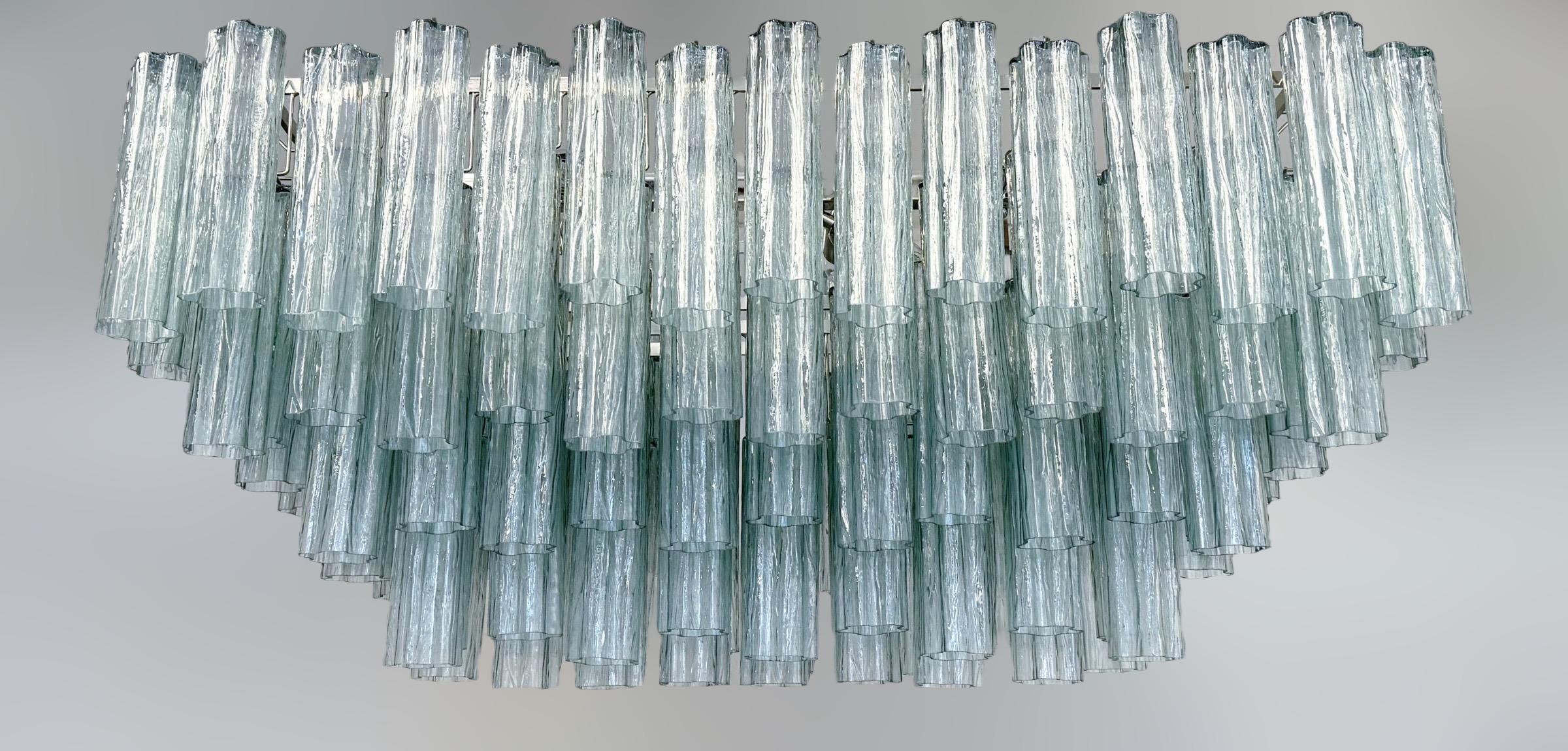 Mid-Century Modern Rectangular Tronchi Chandelier by Fabio Ltd For Sale