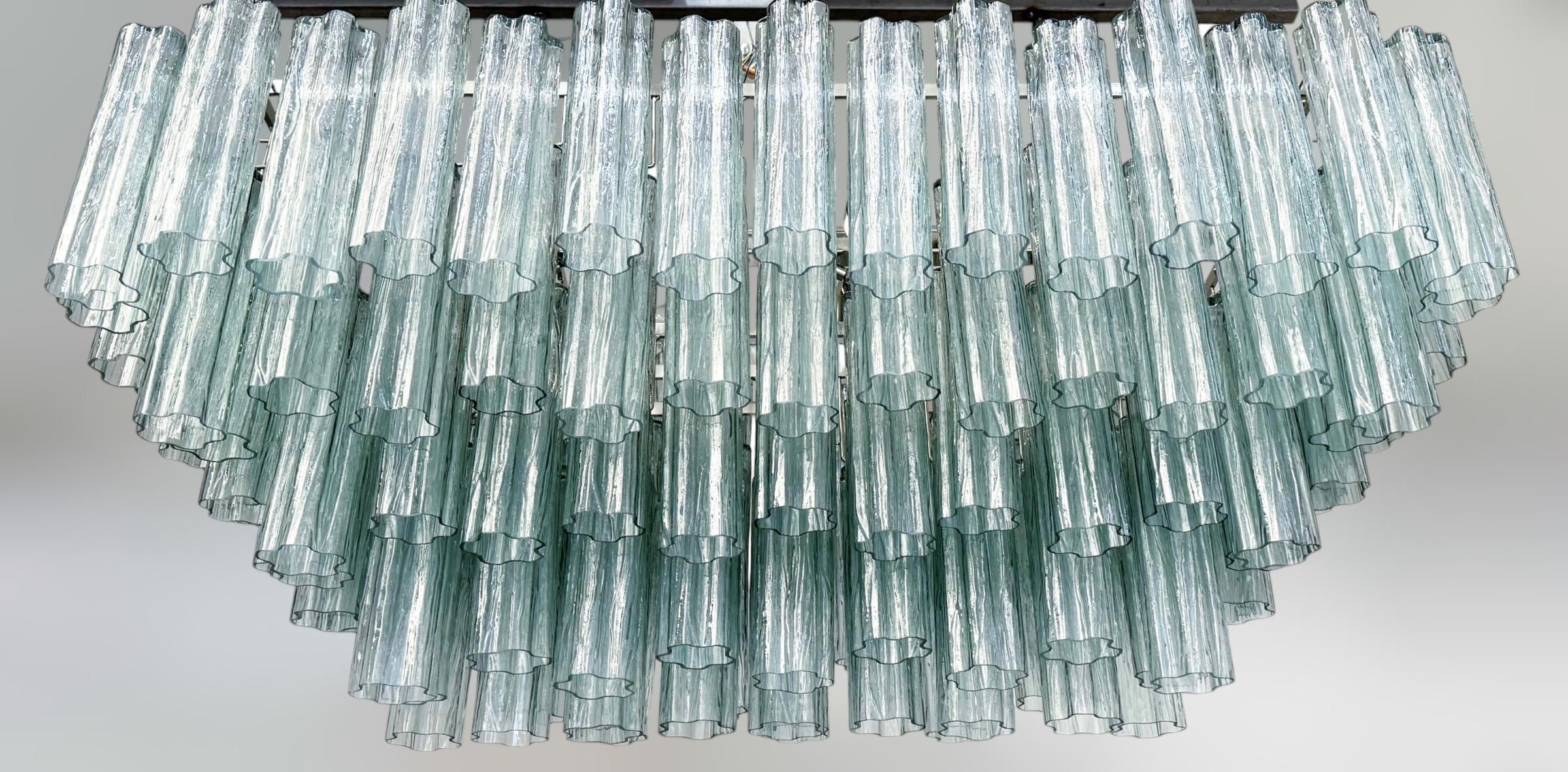 Italian Rectangular Tronchi Chandelier by Fabio Ltd For Sale