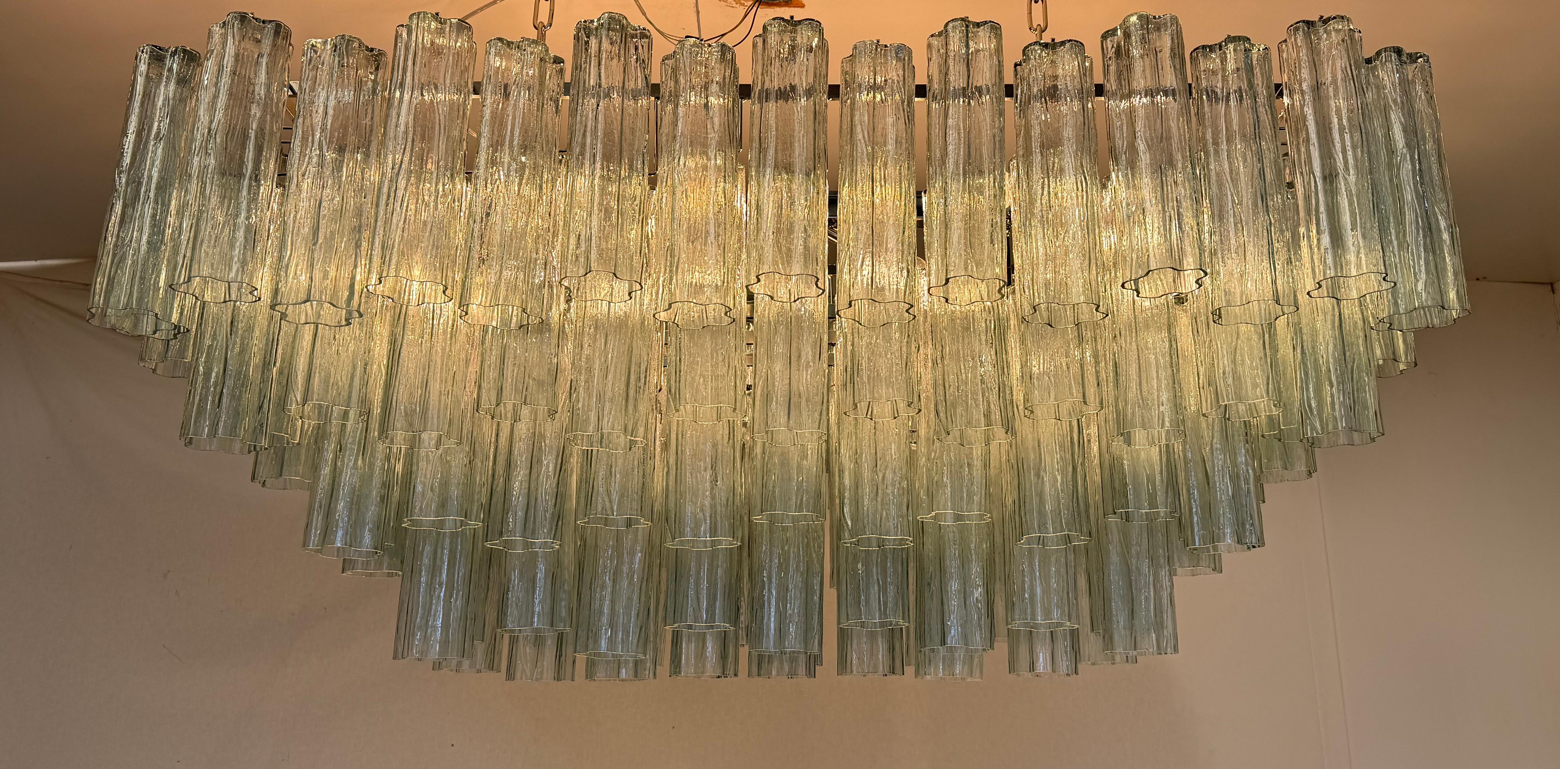 Contemporary Rectangular Tronchi Chandelier by Fabio Ltd For Sale