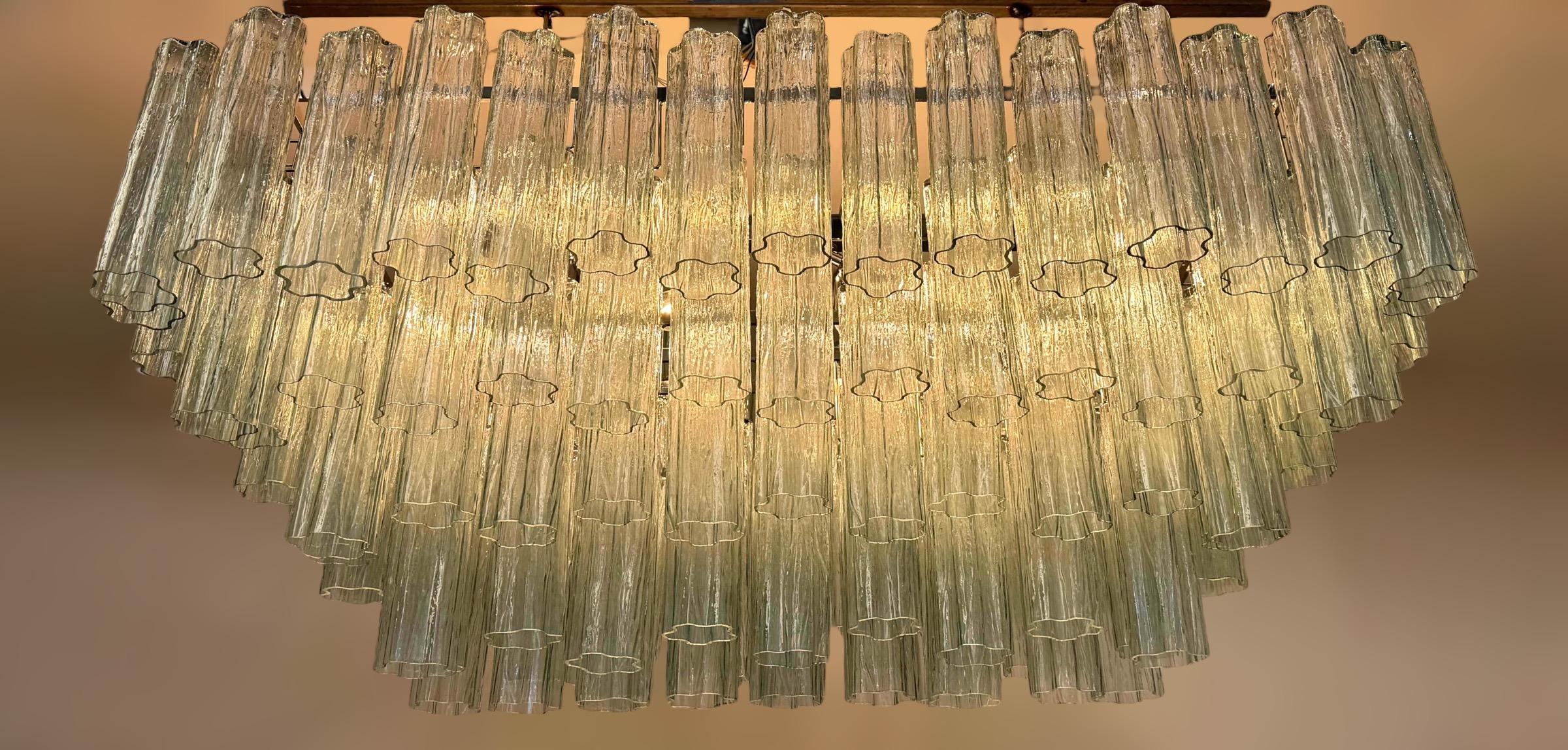 Rectangular Tronchi Chandelier by Fabio Ltd For Sale 1