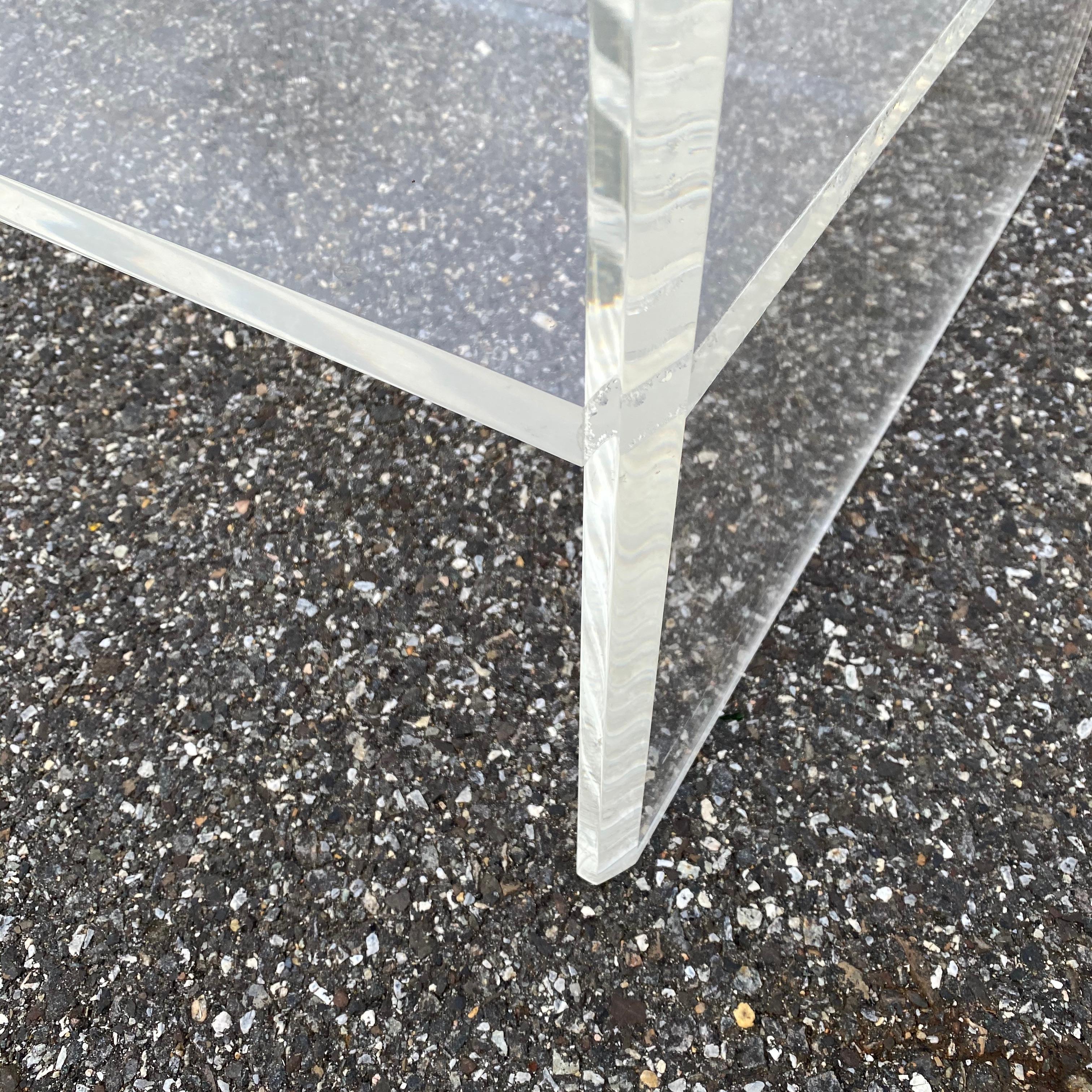 Rectangular Two-Tier Lucite 