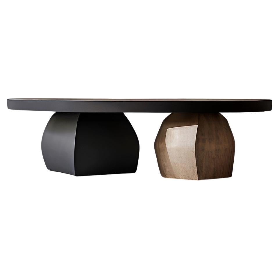 Rectangular Two-Tone Coffee Table - Contrast Detail Fundamenta 45 by NONO For Sale