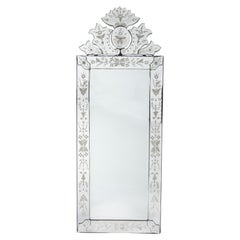 Vintage Rectangular Venetian Mirror 