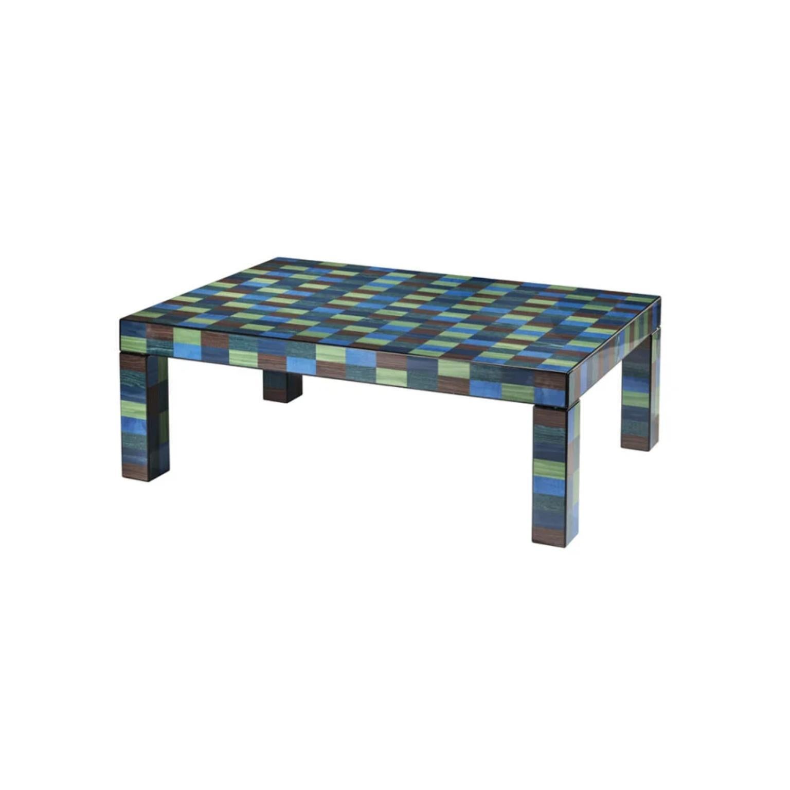 Contemporary Rectangular Venezia Rialto Coffee Table with Drawers by Morici For Sale