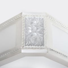 Lampada a sospensione in argento spazzolato di David Duncan